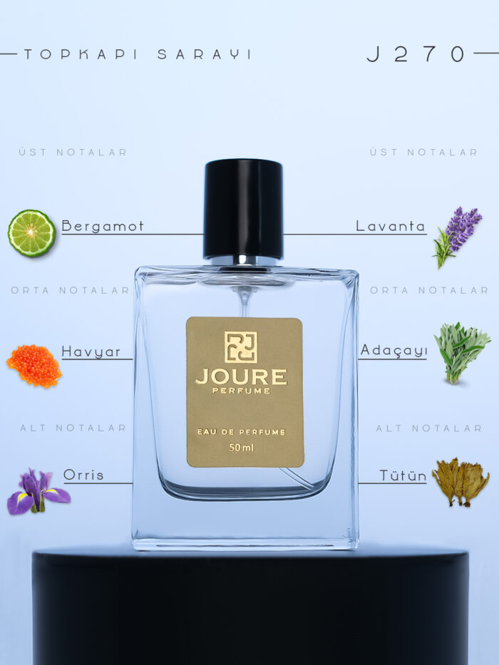 Joure perfume j270 istanbul serisi ürün içi açıklayıcı görseli